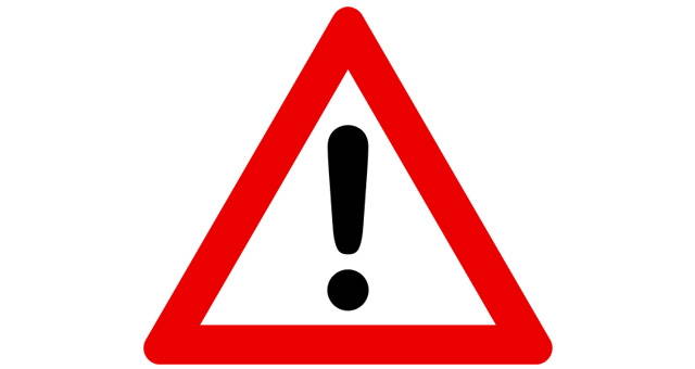panneau attention
