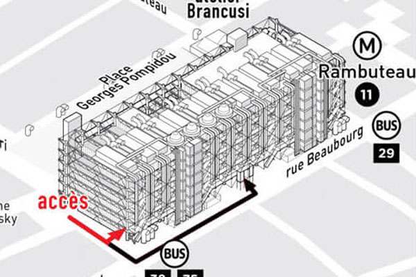 Plan de l'accessibilité de la Bpi