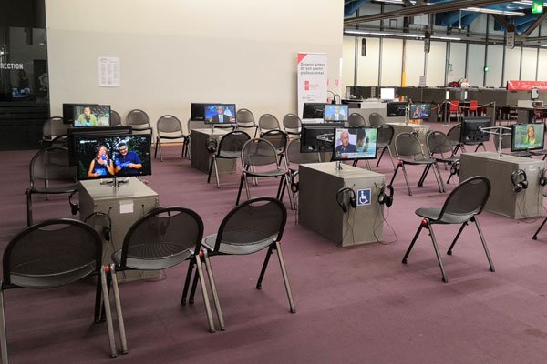 espace télés du monde à la Bpi