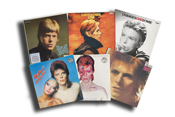 pochettes d'albums de David Bowie