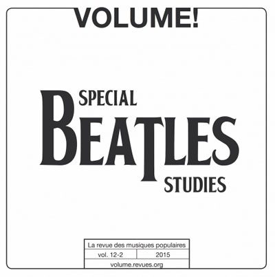 Couverture du dossier Beatles Studies de la revue Volume ! 