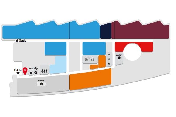 plan de la Bpi simplifié