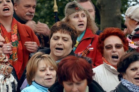 image du film Le jour de gloire de Sergueï Loznitsa