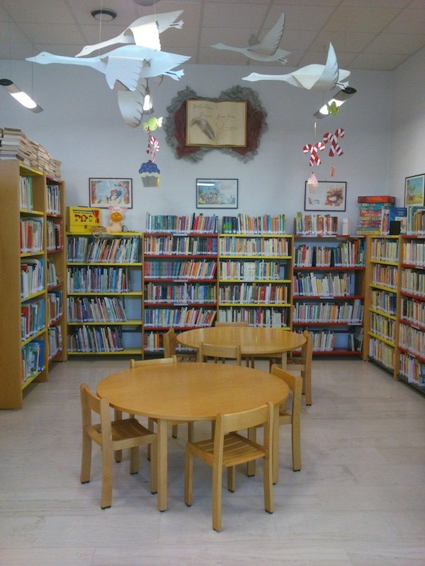 Espace jeunesse de la bibliothèque municipale d'Iraklio