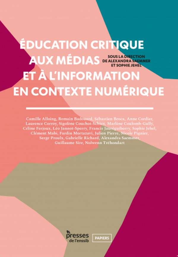 Couverture du livre Education Critique, Enssib
