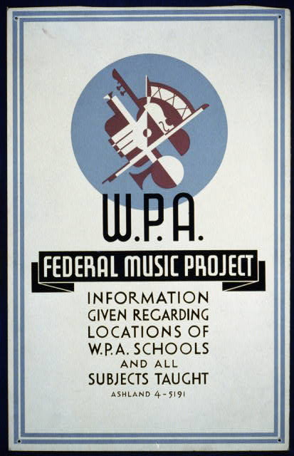 Affiche du programme d'aide à la musique
