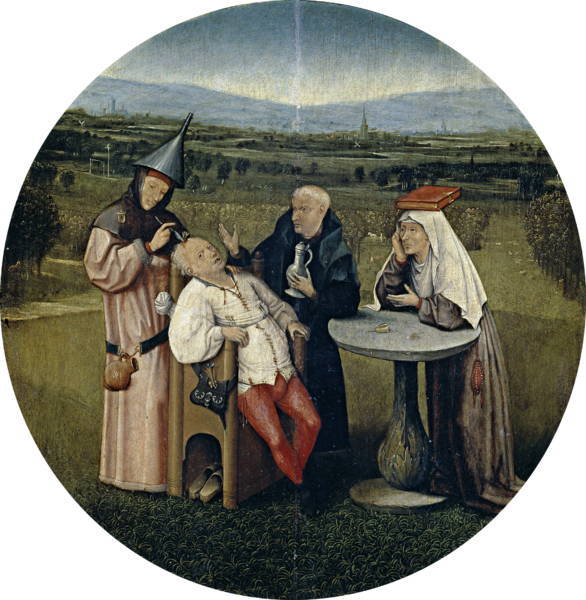 Extraction de la pierre de folie, de Jérôme Bosch