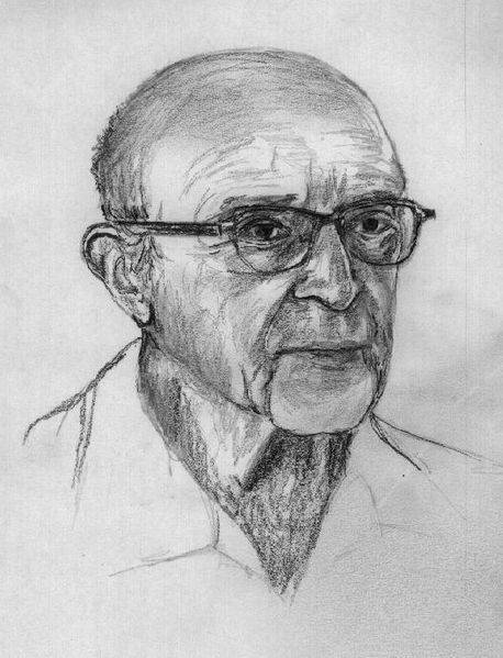 croquis représentant Carl R. Rogers