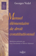 Manuel élementaire du droit constitutionnel, livre
