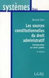 couverture des Sources constitutionnelles du droit administratif