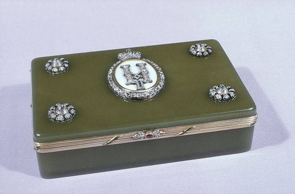 Boîte en or et émail du tsar Nicolas II