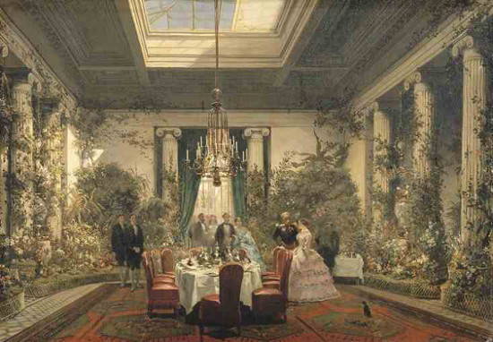 La salle à manger de la Princesse Mathilde