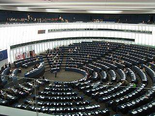 Hémicycle du Parlement européen à Strasbourg
