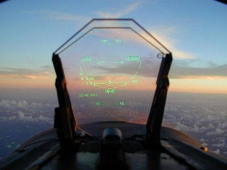 vue intérieure d'un cockpit d'avion