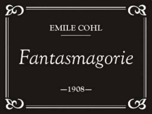 L'écran de titre de Fanstasmagorie, en noir et blanc