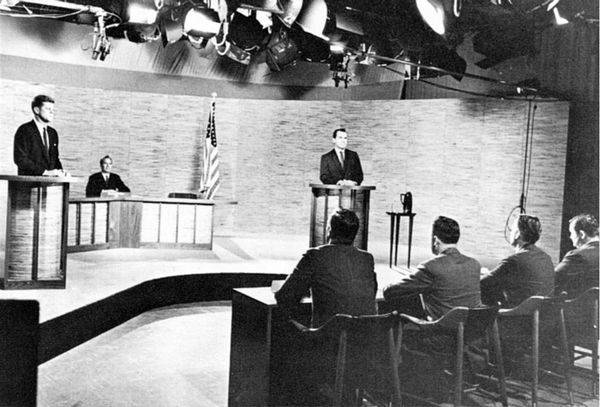Débat télévisé entre les candidats Kennedy et Nixon, septembre 1960