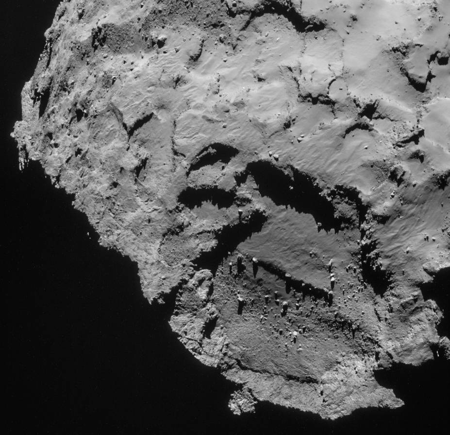 Mission Rosetta : le site d'atterrissage