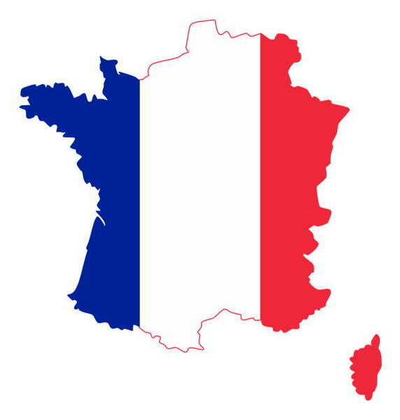 dessin de la France tricolore