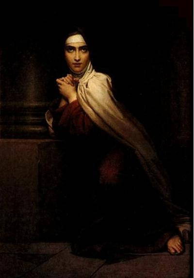 Sainte Thérèse, peinture de François Gérard datant de 1827 et conservée à l'Infirmerie Marie-Thérèse à Paris
