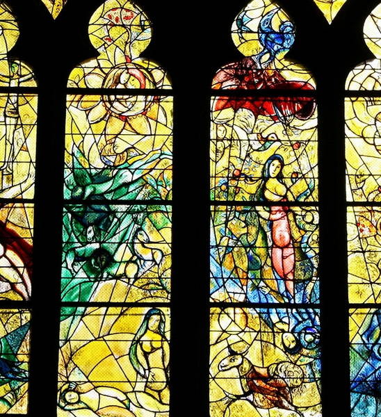 Vitrail de Chagall à la cathédrale de Metz