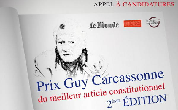 Affiche du prix Guy Carcassonne