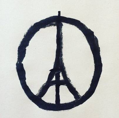 Symbole Peace for Paris