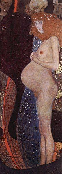 tableau de Gustav Klimt représentant une femme enceinte