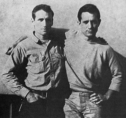 Photo de Jack Kerouac et Neal Cassady