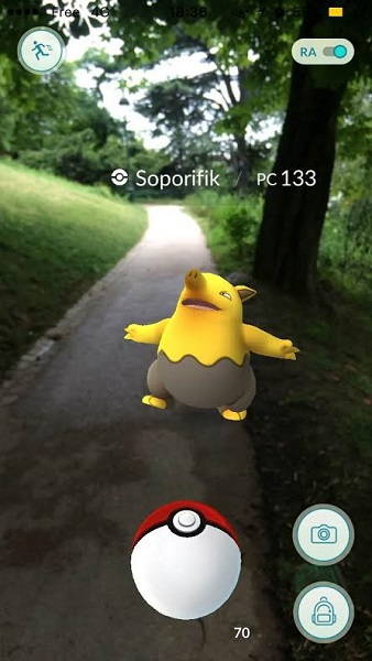 Chasse aux Pokémon au parc des Buttes-Chaumont