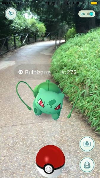 Chasse aux Pokémon au Jardin des plantes