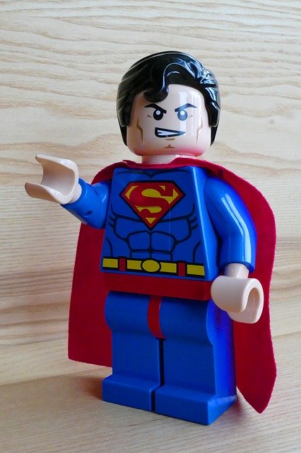 figurine de Superman en Lego