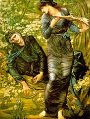 La séduction de Merlin par Edward Burne-Jones