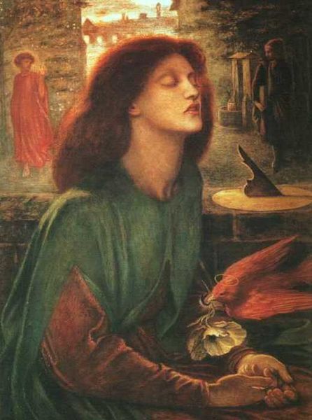 Beata Beatrice par Dante Gabriel Rossetti