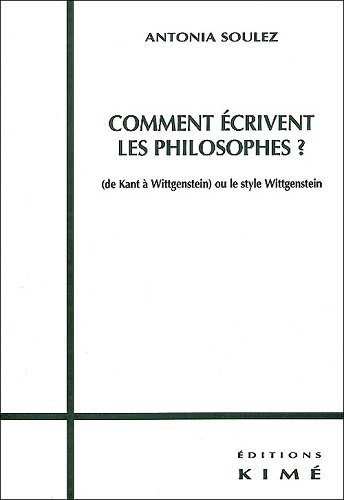 Comment écrivent les philosophes - couverture