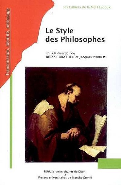 Le style des philosophes - couverture