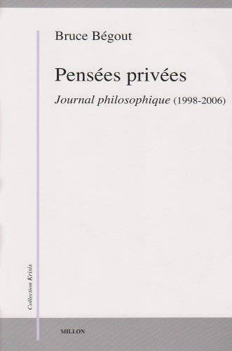 Pensées privées - couverture