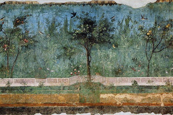 Peinture de jardin de la Villa Livia