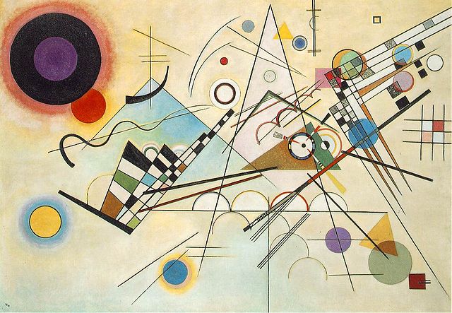 Tableau de Kandinsky intitulé Composition 8