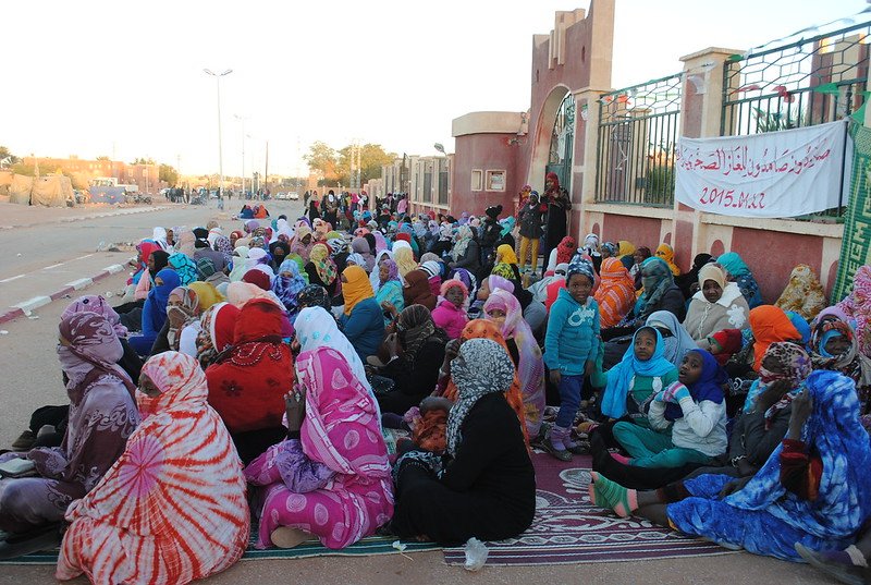 Mouvement de contestation contre le gaz de schiste à In Salah, Sud de l'Algérie
